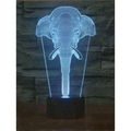 3D Elephant LED Light